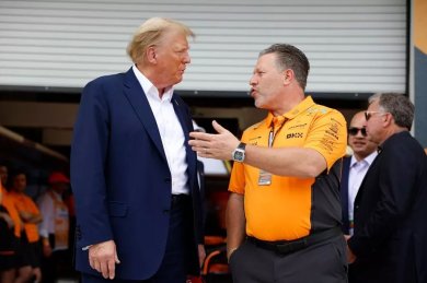 McLaren, Trump'ın yaptığı garaj ziyaretine açıklık getirdi 