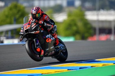 2024 MotoGP Fransa: Son antrenmanda Vinales lider, Ducati sürücüleri peşinde 